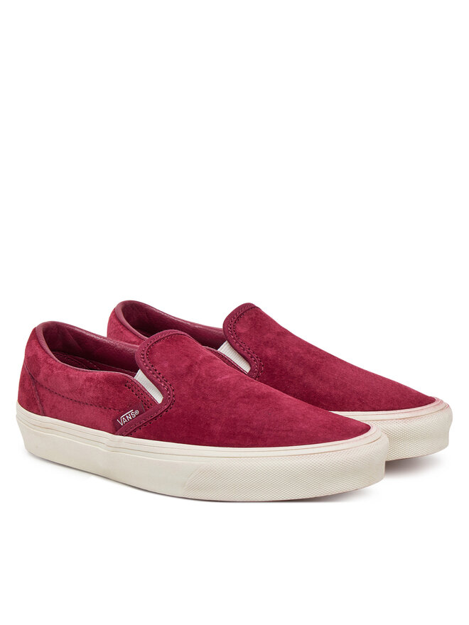Vans Sneakers aus Stoff Vans Classic Slip-On VN000D6YZCF1 Dunkelrot