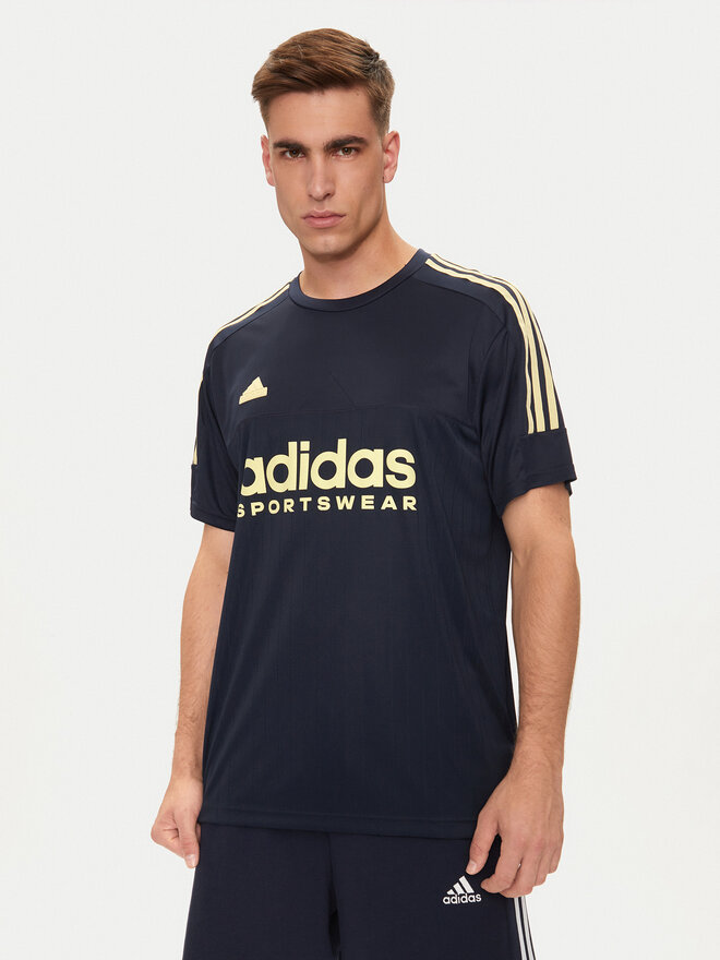adidas adidas Marškinėliai Tiro IW5960 Tamsiai mėlyna Regular Fit