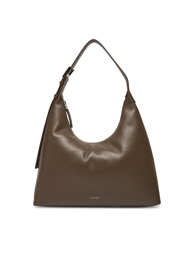 Calvin Klein Bolso Calvin Klein Hardware Strap Hobo Shoulder Bag K60K613031 Marrón