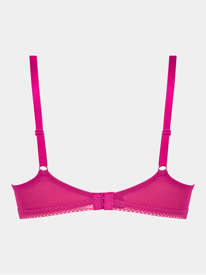 Hunkemöller Hunkemöller Varrásmentes melltartó Bessie Non Wired Low D Pu 202655 Rózsaszín