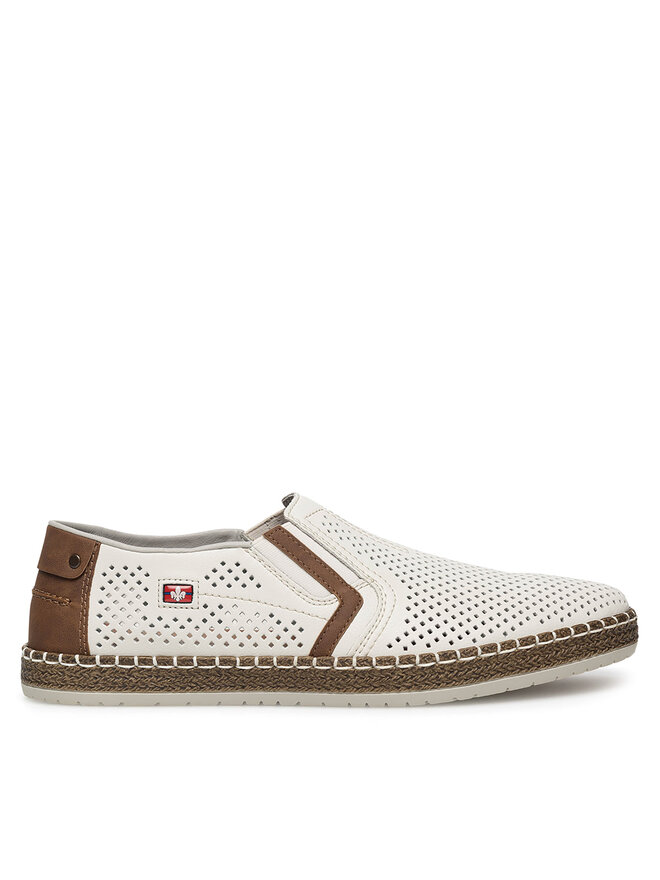 Rieker Pantofi Rieker B5297-80 Alb