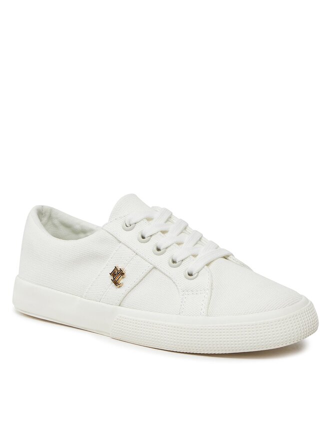 LAUREN RALPH LAUREN Πάνινα παπούτσια Lauren Ralph Lauren Janson II 802804598001 Λευκό