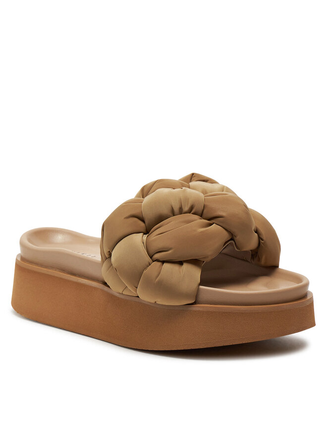 Inuikii Natikače Inuikii Puffer Braided 70103-177 Smeđa