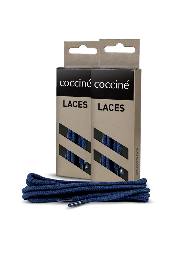 Coccine Cipőfűző Coccine SZNUROWADŁA 90 cm F3 BAWEŁNIANE v.AZ Sötétkék