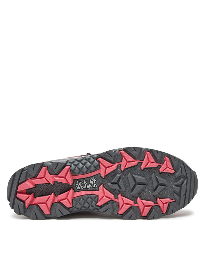 Jack Wolfskin Trekkingi Jack Wolfskin VOJO TEXAPORE MID 4042181-2197 S Różowy