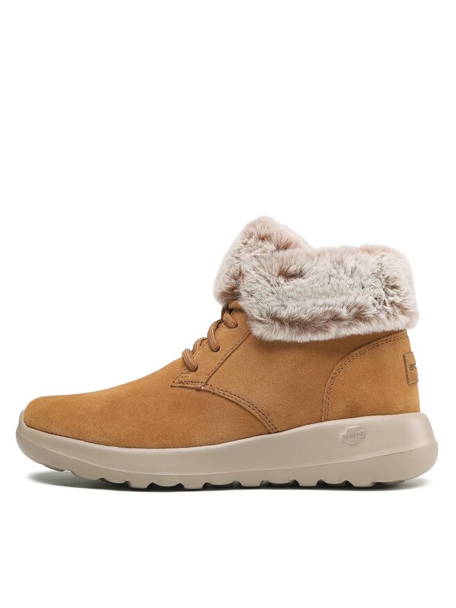 Skechers Členková obuv Skechers Plush Dreams 144042/CSNT Hnedá