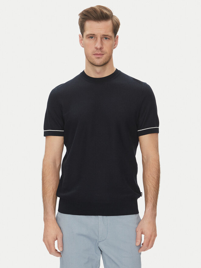BOSS BOSS T-Shirt Jianfranco 50537642 Dunkelblau Regular Fit