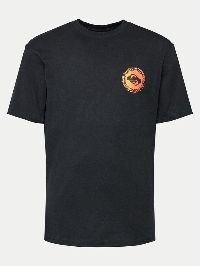 Quiksilver Quiksilver Marškinėliai Long Fade EQYZT07670 Juoda Regular Fit