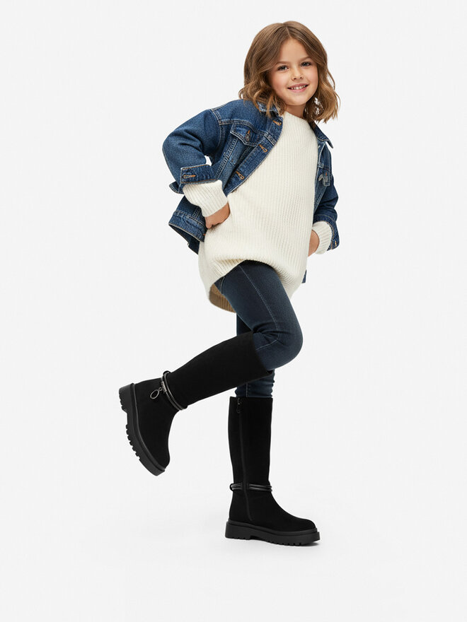 DeeZee Csizma DeeZee CEO-CS5592-32 Fekete