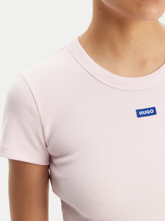 HUGO HUGO Camiseta Easy 50523924 Rosa Slim Fit