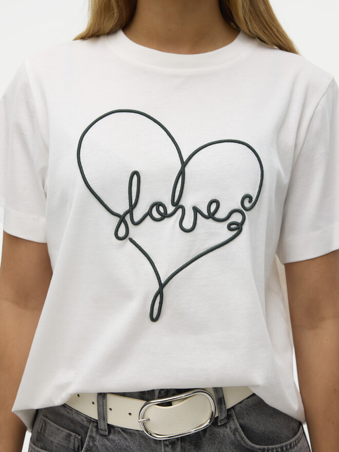 Vero Moda Vero Moda Camiseta Fea 10321312 Blanco Loose Fit