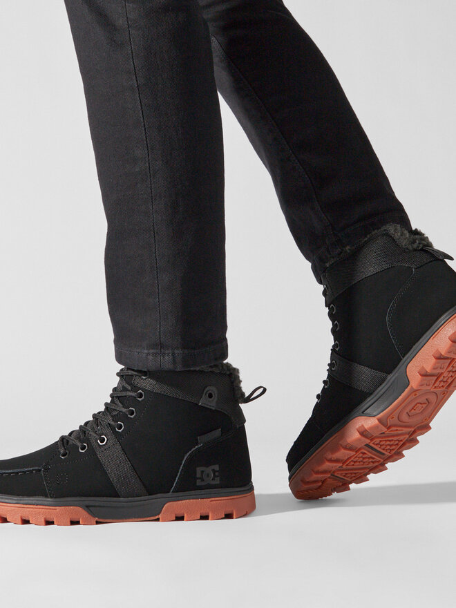 DC Schnürschuhe DC Woodland ADYB700042 Schwarz