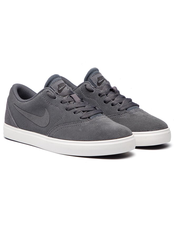 Sneakers Nike Sb Check Suede GS AR0132 002 Gris chaussures