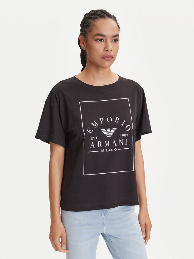 Emporio Armani Underwear Emporio Armani Underwear T-Shirt EW000553 AF10887 UC001 Μαύρο Loose Fit