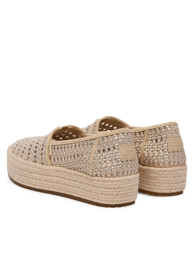 Toms Еспадрильї Toms Valencia 10021921 Золотий