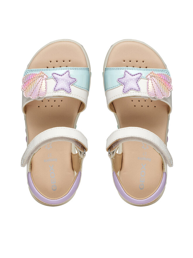 Geox Sandalen Geox J Sandal Haiti Girl J658ZB 05402 C0814 M Weiß