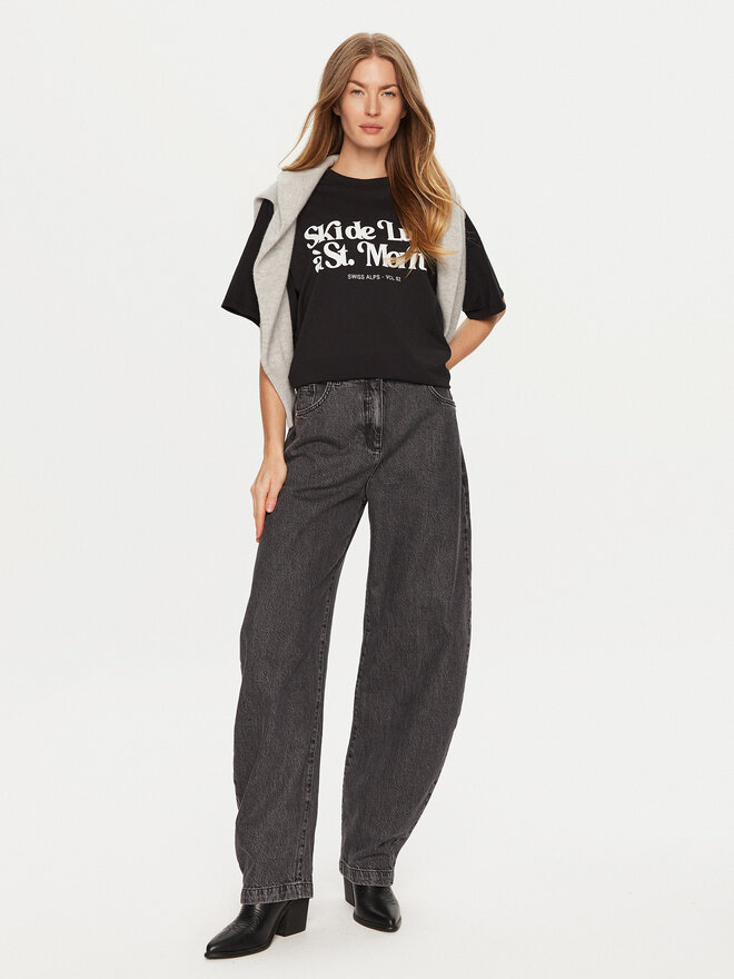 ViCOLO ViCOLO T-Shirt RS0052 Μαύρο Regular Fit