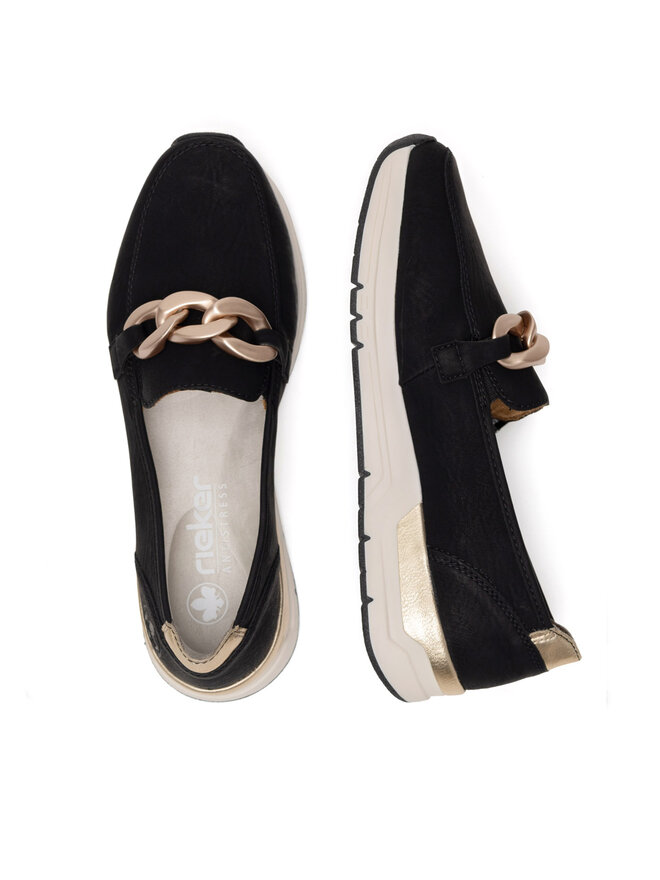 Rieker Halbschuhe Rieker 58944-00 Schwarz