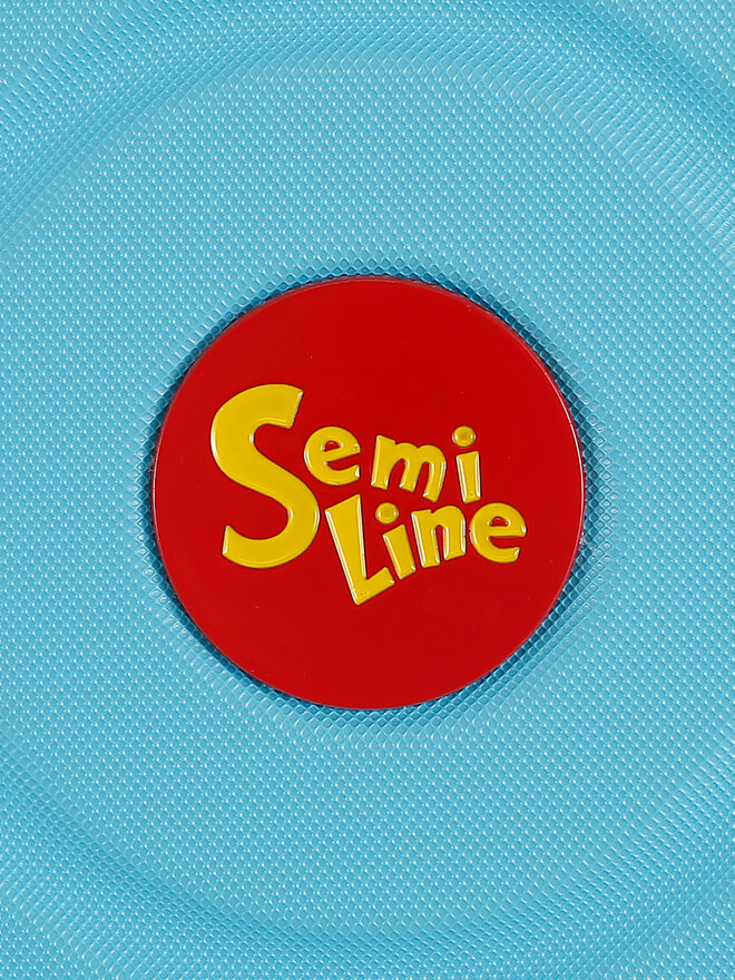 Semi Line Detský kufor Semi Line T5933-2 Modrá