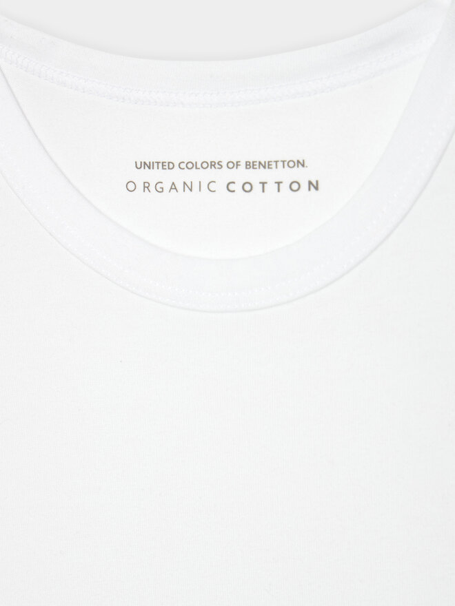 United Colors Of Benetton United Colors Of Benetton 2er-Set T-Shirts 3OP80M018 Weiß Regular Fit