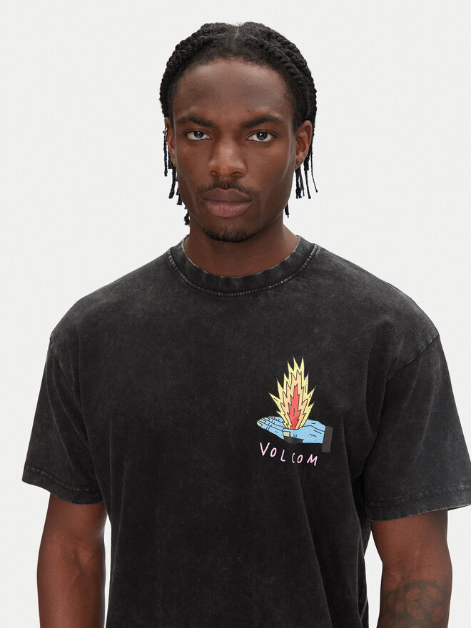 Volcom Volcom Camiseta Bob Moleema 1 A4312553 Negro Loose Fit