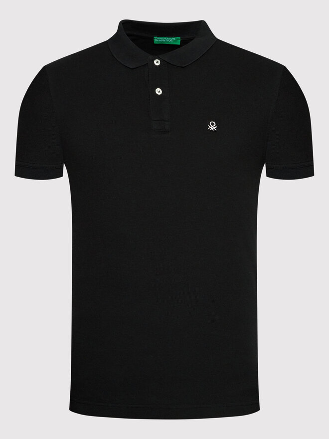 United Colors Of Benetton United Colors Of Benetton Polo marškinėliai 3089J3179 Juoda Regular Fit