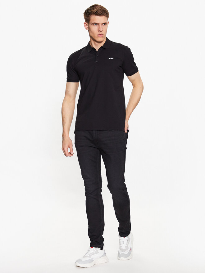 HUGO Hugo Polo 50470547 Μαύρο Slim Fit