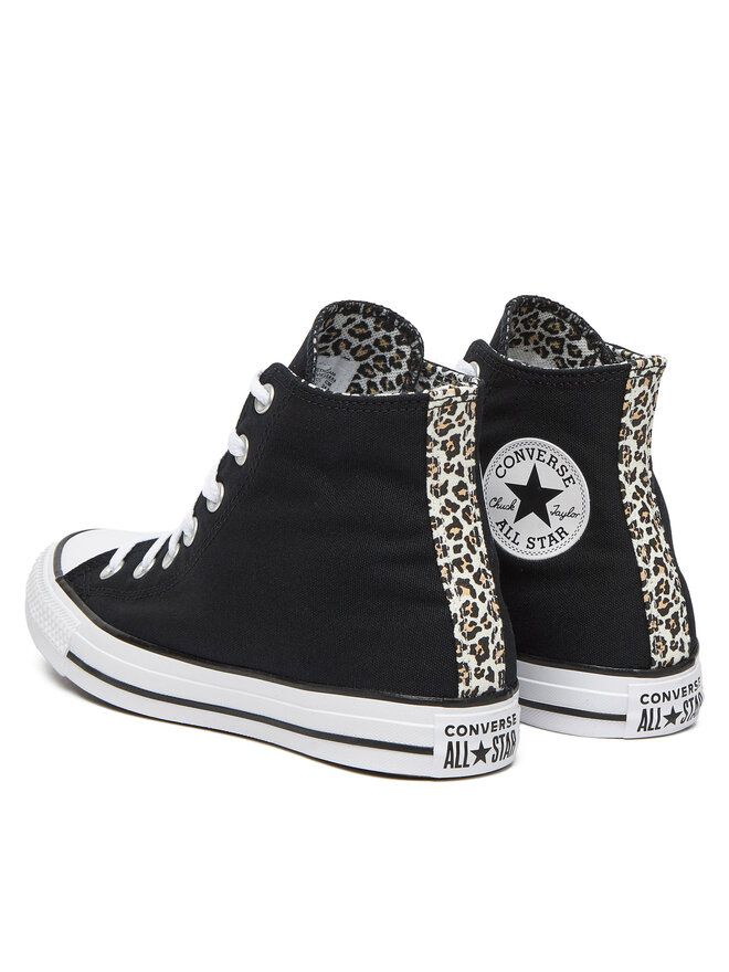 Converse Modne superge Converse Chuck Taylor All Star Leopard A14940C Črna