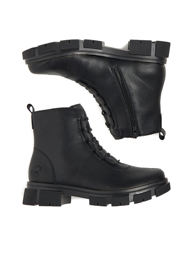 Rieker Botine Rieker Y7150-00 Negru
