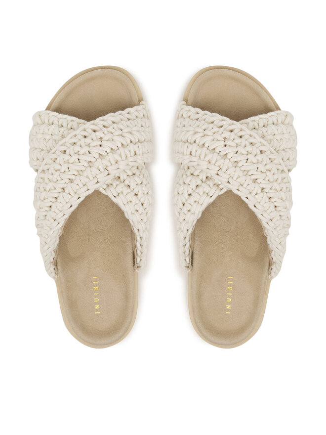 Inuikii Шльопанці Inuikii Woven 1004.003.0062 Білий