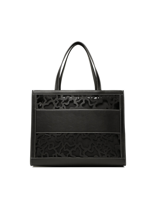 TOUS Ročna torba TOUS Shopping Xl Amaya K.Shock 2001660651 Črna