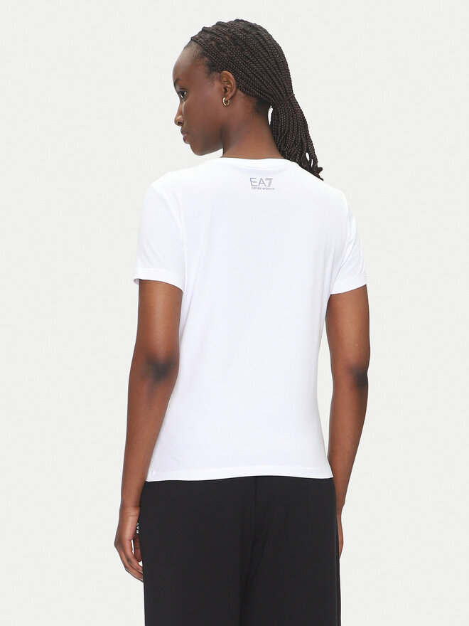 EA7 Emporio Armani EA7 Emporio Armani Футболка 7W000183 AF10373 U0002 Білий Regular Fit