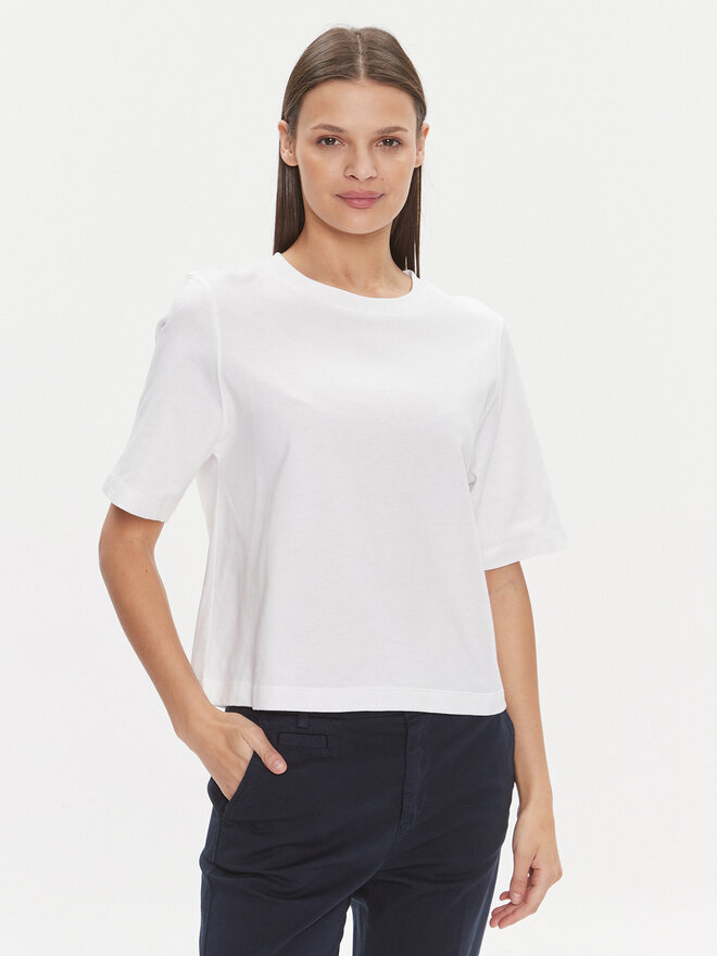 United Colors Of Benetton United Colors Of Benetton Marškinėliai 3BL0E17G5 Balta Boxy Fit