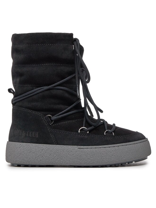 Moon Boot Śniegowce Moon Boot Ltrack Suede 24501100003 Czarny