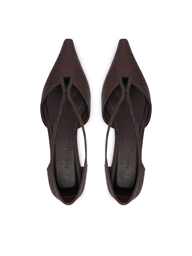 Max Mara Pantoletten Max Mara 2614521212600 Braun