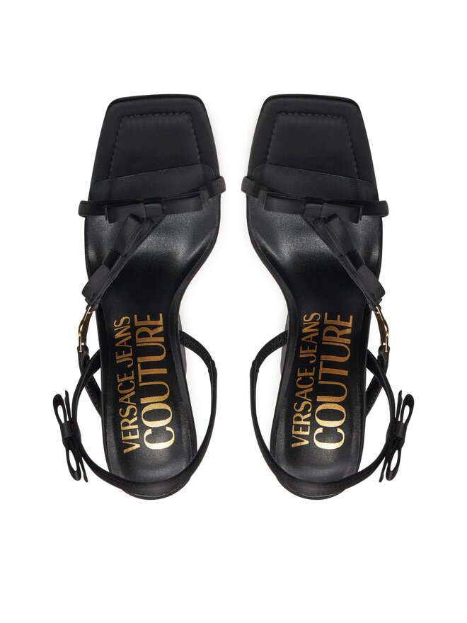 Versace Jeans Couture Sandały Versace Jeans Couture 76VA3S37 Czarny