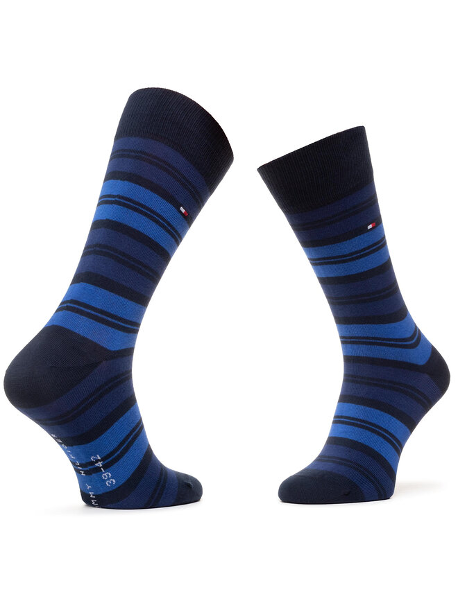 Tommy Hilfiger 4er-Set hohe Unisex-Socken Tommy Hilfiger 100000845 Dunkelblau
