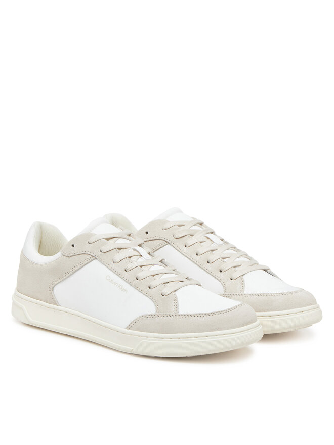 Calvin Klein Сникърси Calvin Klein Low Top Lace Up Repreve Mix HM0HM01802 Бял