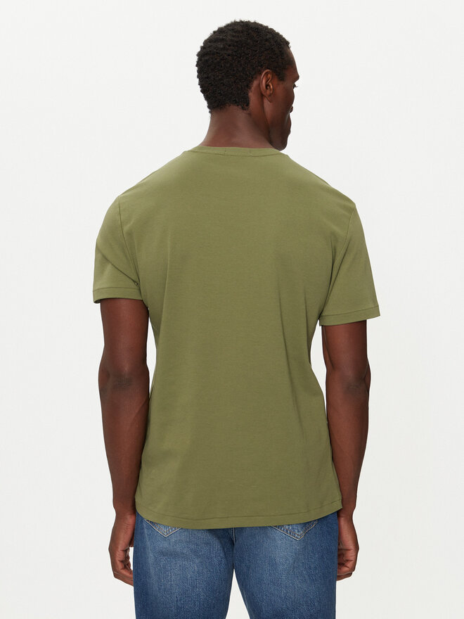 Polo Ralph Lauren Polo Ralph Lauren Marškinėliai 710740727084 Žalia Slim Fit
