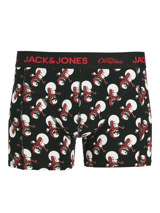 Jack & Jones Jack & Jones Набір боксерські шорти та шкарпетки Snow Skulls Giftbox 12285138 Чорний