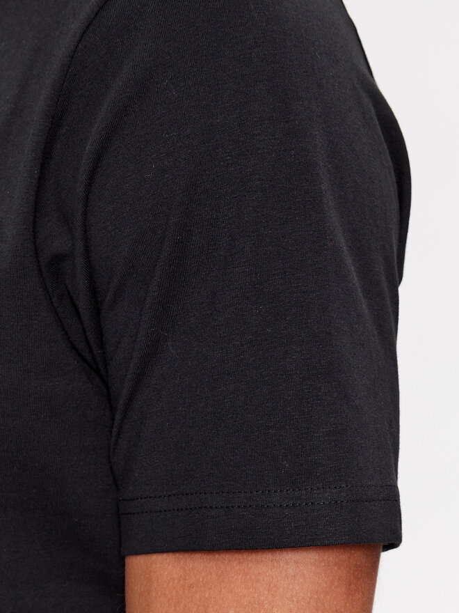 Kappa Kappa Marškinėliai Logo Korpo Cromen 303HZ70 Juoda Regular Fit