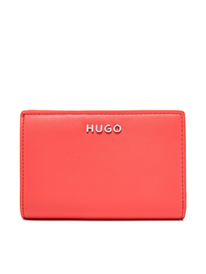 HUGO Liels sieviešu maks HUGO Mel Multi 50535953 Koraļļu