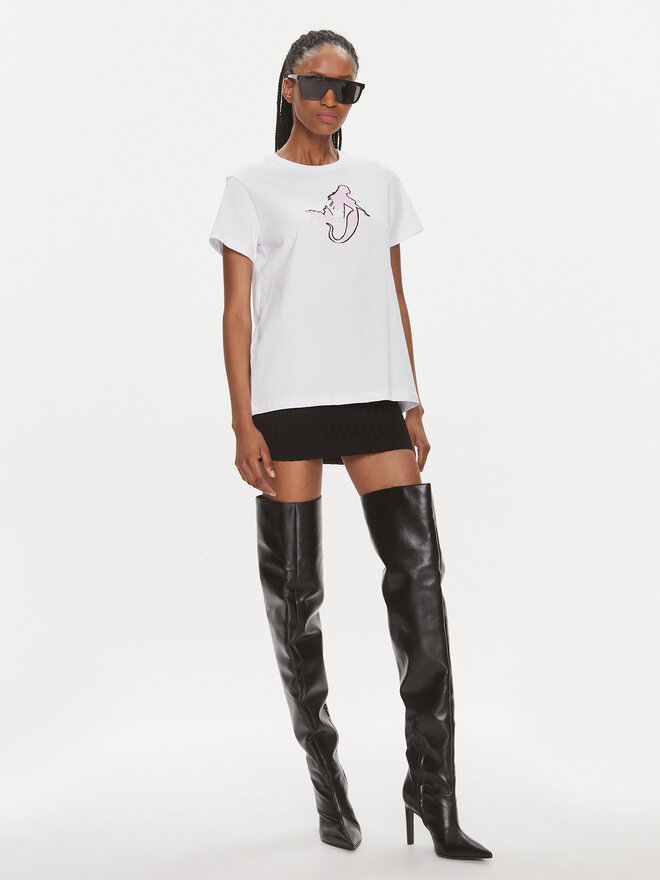 PINKO Pinko Póló 100789 A1OC Fehér Regular Fit