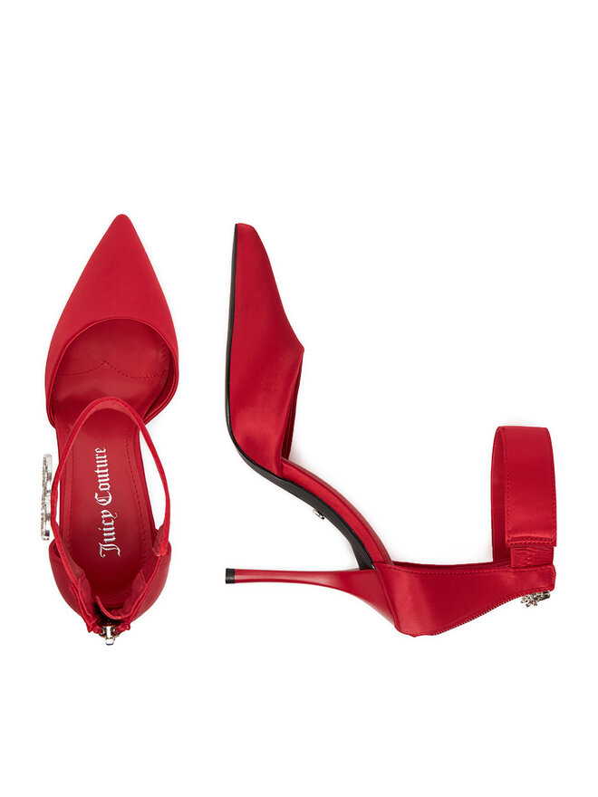 Juicy Couture Pantofi cu toc subțire Juicy Couture EO-LH24018-2B Roșu