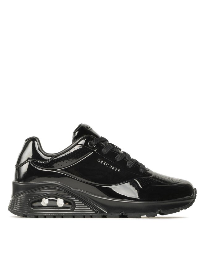 Black shiny sneakers shop