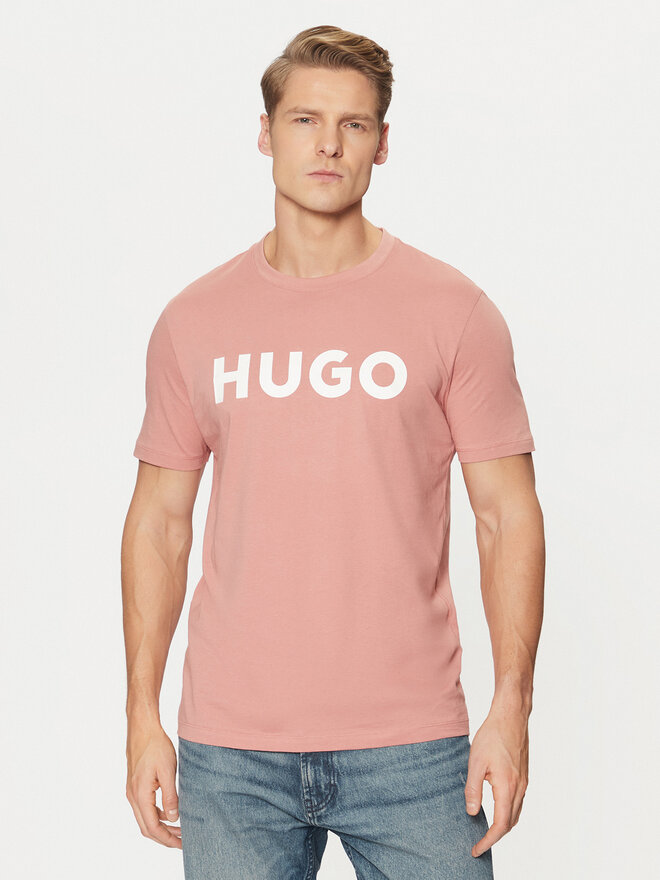 HUGO HUGO Camiseta Dulivio 50467556 Rosa Regular Fit