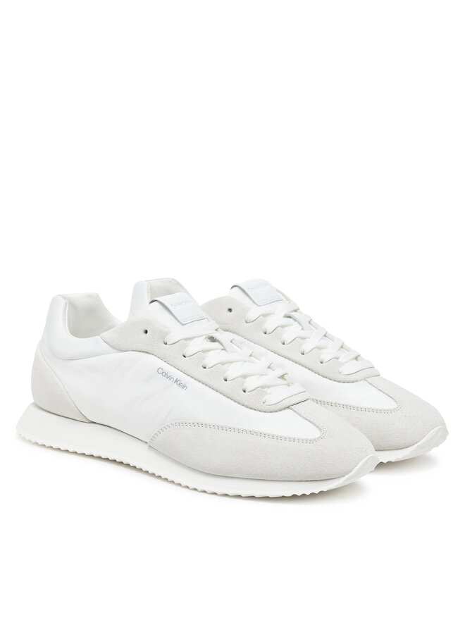 Calvin Klein Αθλητικά Calvin Klein Runner Lace Up - Nylon Mix HW0HW02395 Λευκό