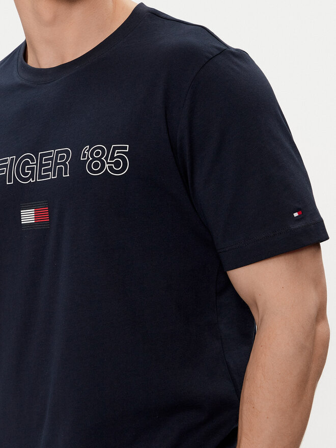 Tommy Hilfiger Tommy Hilfiger Póló 85' MW0MW34427 Sötétkék Regular Fit