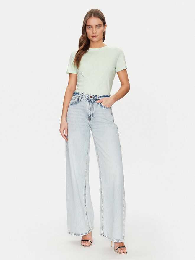Guess Guess T-Shirt V2YI07 K8HM0 Grün Regular Fit