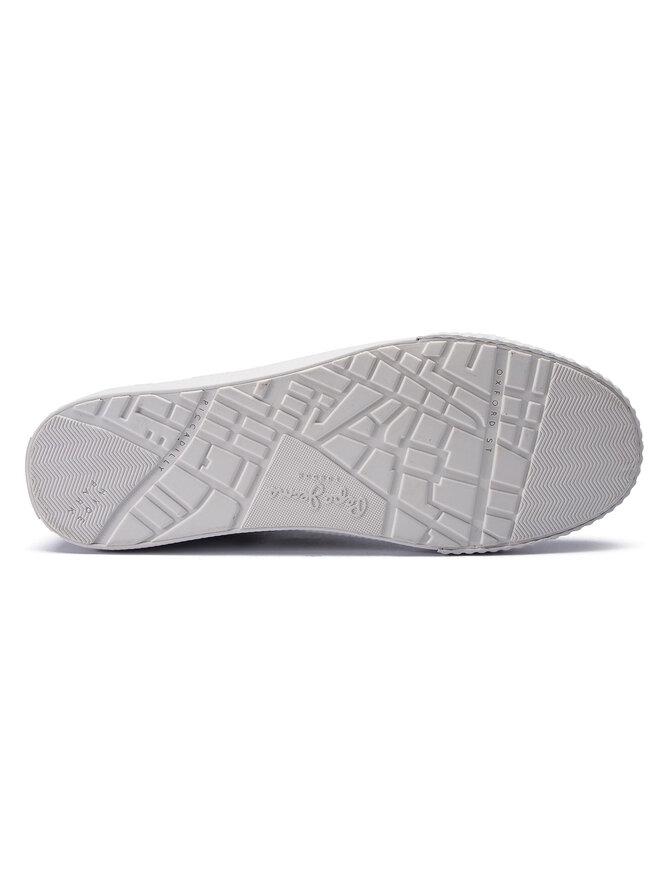 Pepe Jeans Teniși Pepe Jeans Industry Logo PMS30538 Alb